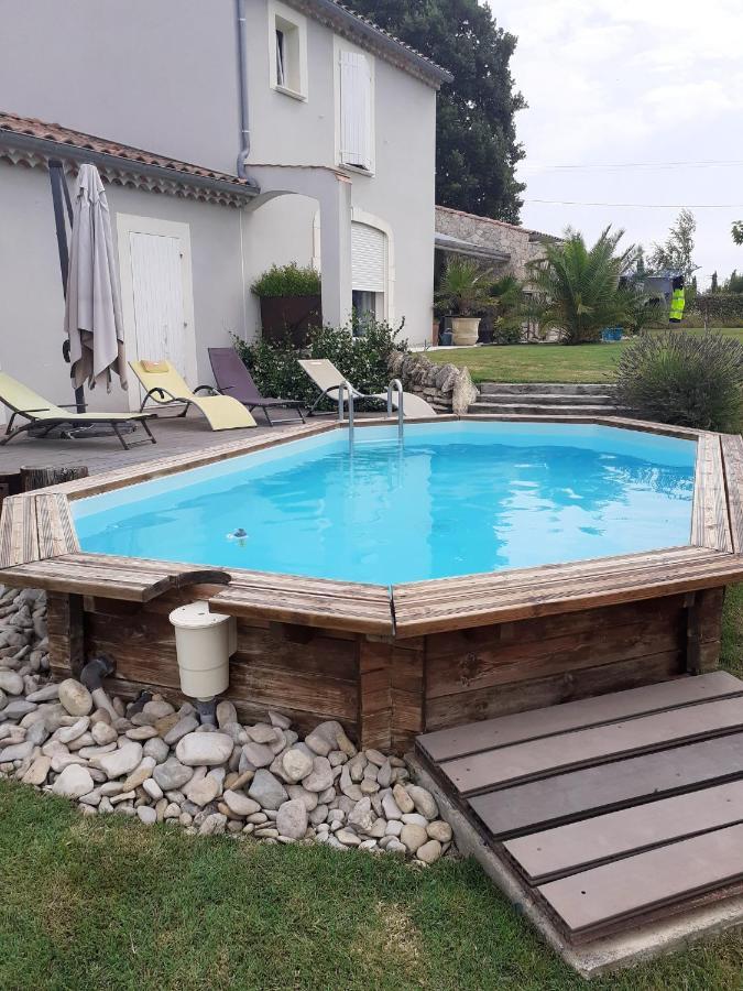 Villa Accueillante A Colonzelle Avec Piscine Privee Buitenkant foto