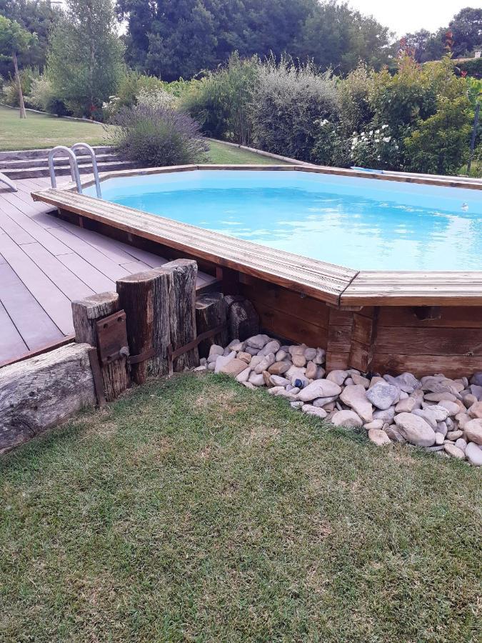 Villa Accueillante A Colonzelle Avec Piscine Privee Buitenkant foto