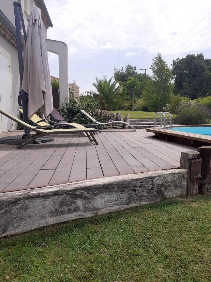 Villa Accueillante A Colonzelle Avec Piscine Privee Buitenkant foto